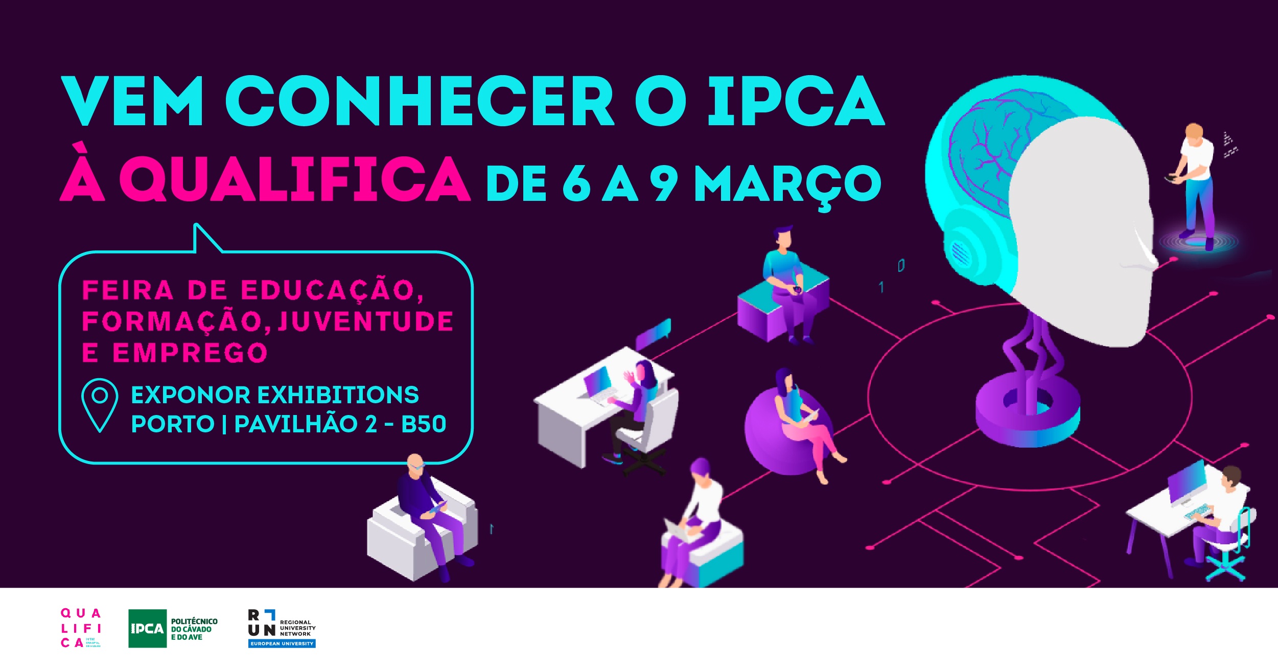 IPCA com duplo stand na Qualifica IPCA